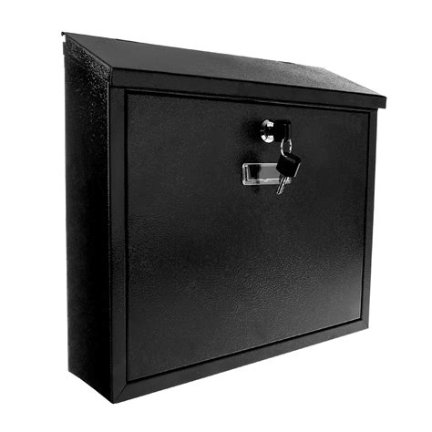 small wall mount metal box|wall mounted metal mailboxes.